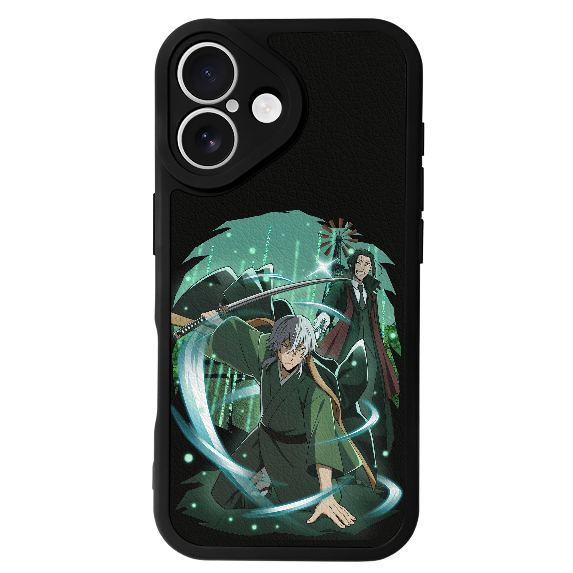 （画像用） 文豪ストレイドッグス Bungo Stray Dogs 【iPhone 16シリーズ対応】シリコンスマホケース（レザー調） 材質：シリコン